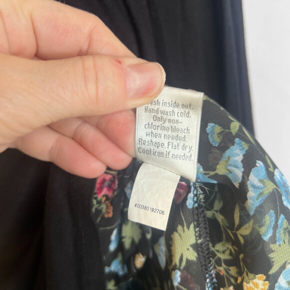 Lauren Conrad Whimsical Fairy Core Floral Under Layer Top Side Floral Ties Sz SM - Picture 6 of 11